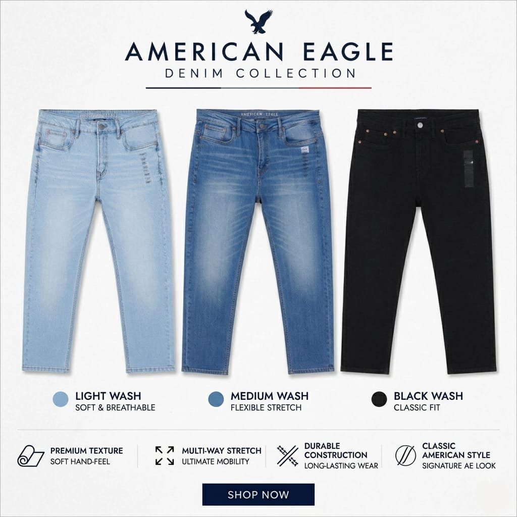 American Eagle Denim Jeans - Black