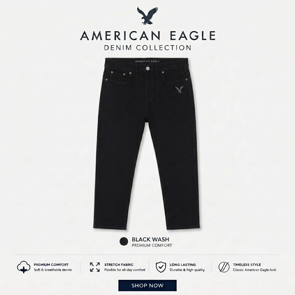American Eagle Black Denim